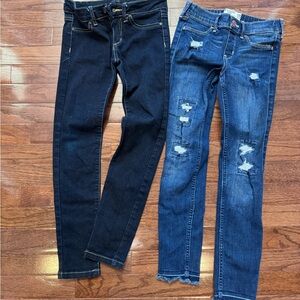 Girls jeans: Joes and Abercrombie